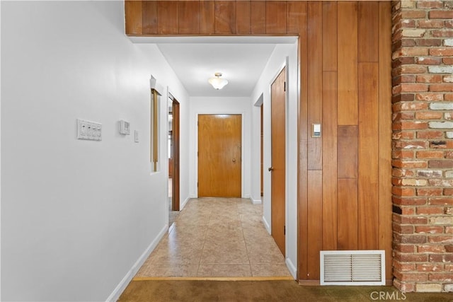 10868 Willowcrest Pl, Studio City, CA 91604 - hallway with baseboards and tile patterned flooring