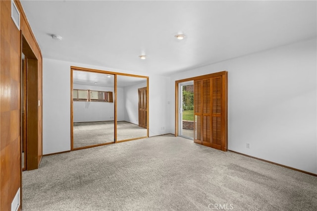10868 Willowcrest Pl, Studio City, CA 91604 - unfurnished bedroom with carpet floors, access to exterior, and a closet