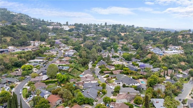 10868 Willowcrest Pl, Studio City, CA 91604 - aerial view of property's location with nearby suburban area