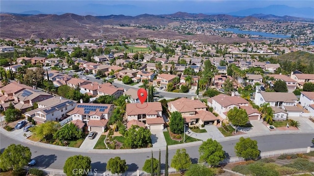 25 Vista Palermo, Lake Elsinore, CA 92532 - aerial view of property's location with mountains and nearby suburban area