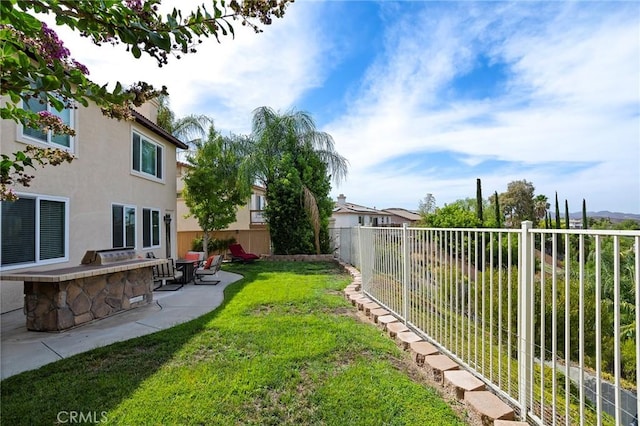25 Vista Palermo, Lake Elsinore, CA 92532 - fenced backyard with a patio area