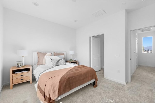94191/2 N Sepulveda Blvd Unit 1, North Hills, CA 91343 - bedroom featuring light colored carpet and baseboards