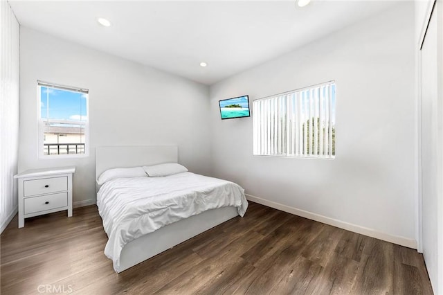 418 N Dalton Ave, Azusa, CA 91702 - bedroom with wood finished floors and recessed lighting