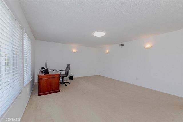 2406 Descanso Way, Torrance, CA 90504 - office area with light colored carpet and a textured ceiling