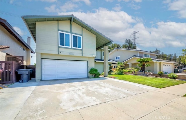 2406 Descanso Way, Torrance, CA 90504 - view of front of house with a garage, driveway, and stucco siding