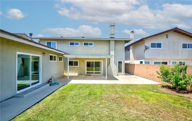 2406 Descanso Way, Torrance, CA 90504 - rear view of property with a patio area, stucco siding, and a chimney