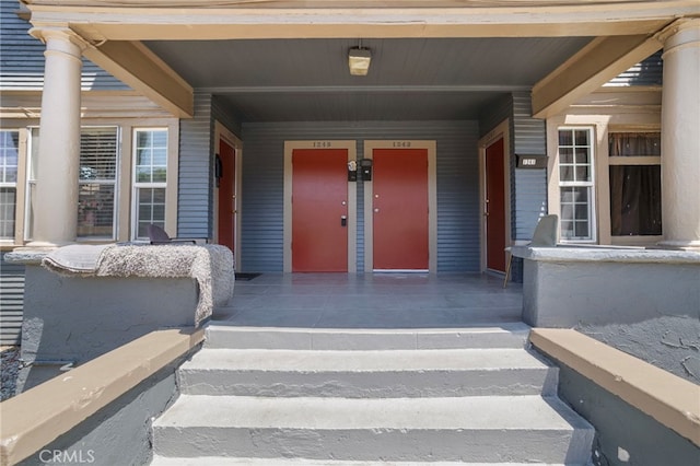 1241 W 22nd St, Los Angeles, CA 90007 - doorway to property featuring a porch