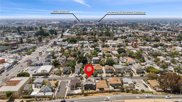 1241 W 22nd St, Los Angeles, CA 90007 - bird's eye view