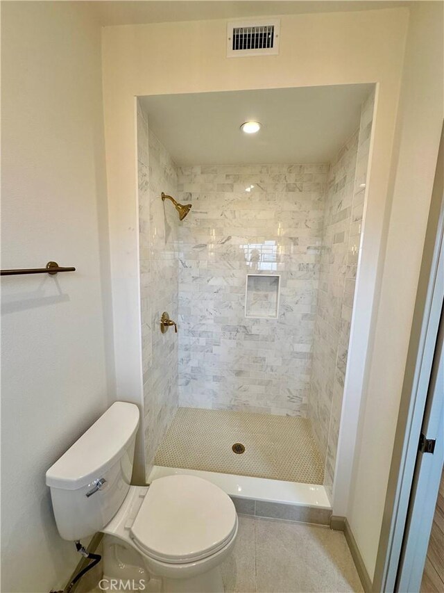 1241 W 22nd St, Los Angeles, CA 90007 - full bathroom with a shower stall and tile patterned flooring