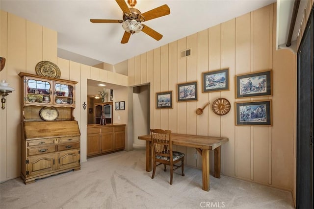 27815 Sheffield, Mission Viejo, CA 92692 - home office featuring light colored carpet and ceiling fan