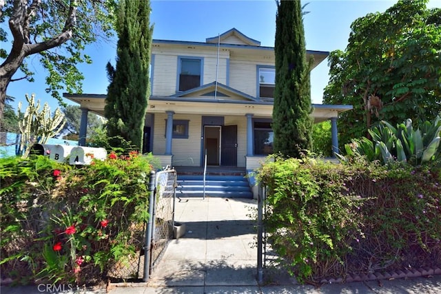 724 W 2nd St, Pomona, CA 91766 - victorian house featuring covered porch