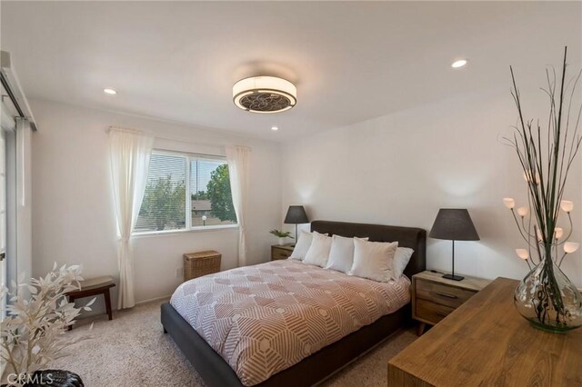3246 Little Mountain Dr Unit D, San Bernardino, CA 92405 - carpeted bedroom with recessed lighting