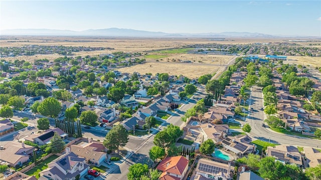 44118 Ruthron Ave, Lancaster, CA 93536 - aerial view of residential area featuring a mountain backdrop