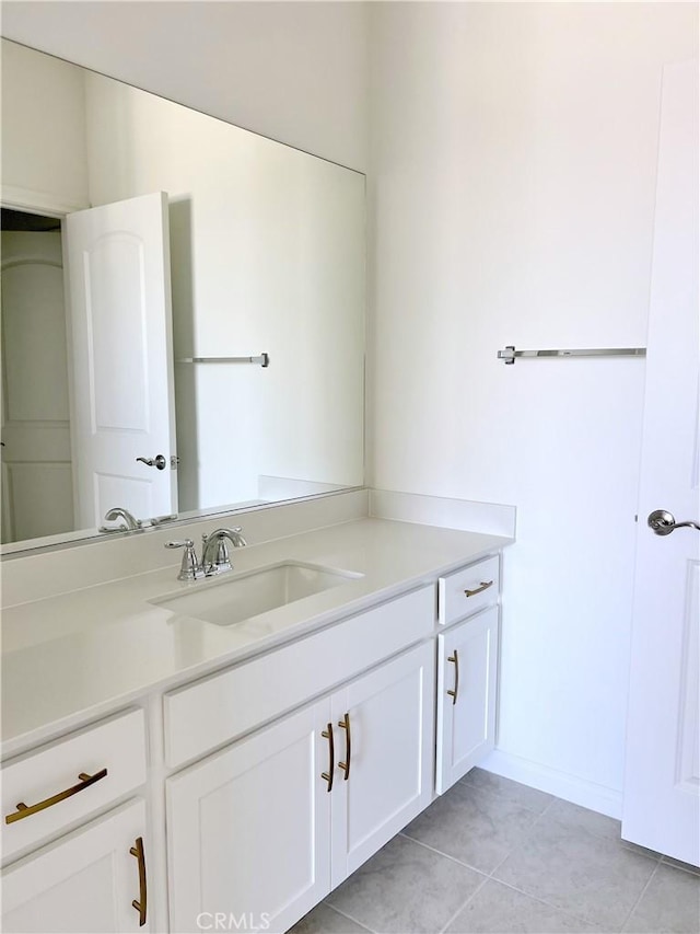 17727 Santa Lucia Ct, Riverside, CA 92503 - bathroom with vanity and tile patterned floors