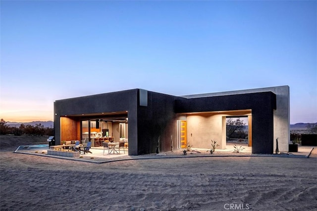 6640 Mount Shasta Ave, Joshua Tree, CA 92252 - view of front of home with stucco siding
