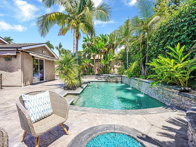 26302 Via Logrono, Mission Viejo, CA 92691 - view of swimming pool featuring a fenced backyard and a patio area