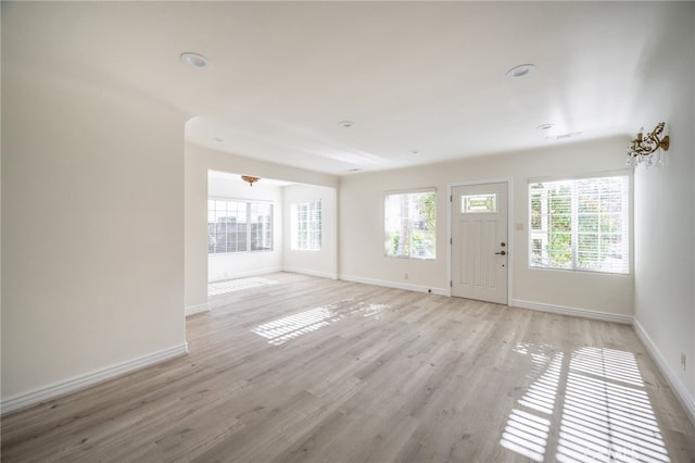 1038 N Columbus Ave, Glendale, CA 91202 - entryway with light wood finished floors and recessed lighting