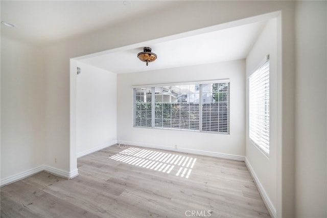 1038 N Columbus Ave, Glendale, CA 91202 - spare room featuring wood finished floors and baseboards