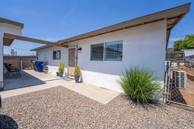 9181 Bloomdale St, Santee, CA 92071 - rear view of property with a patio area and stucco siding