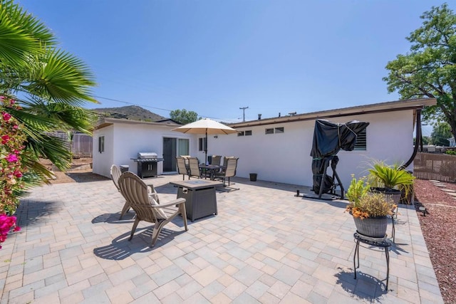 9181 Bloomdale St, Santee, CA 92071 - view of patio with grilling area and outdoor dining area