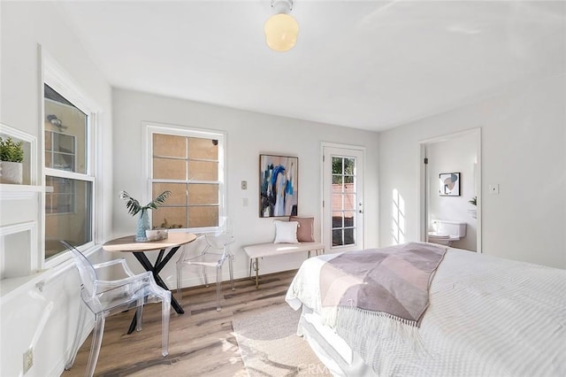 1872 Tulane Ave, Long Beach, CA 90815 - bedroom with wood finished floors and connected bathroom