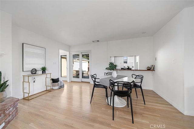 1872 Tulane Ave, Long Beach, CA 90815 - dining space featuring wood finished floors and french doors