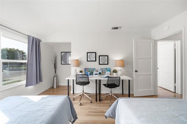 1872 Tulane Ave, Long Beach, CA 90815 - bedroom featuring light wood finished floors and a desk