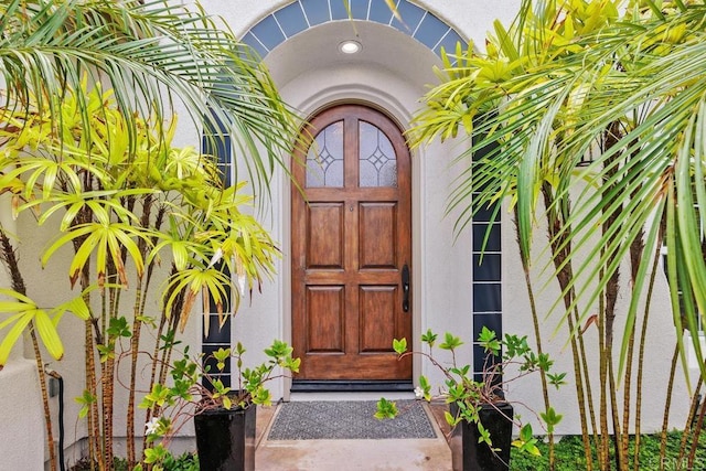 3239 Avenida La Cima, Carlsbad, CA 92009 - property entrance with stucco siding