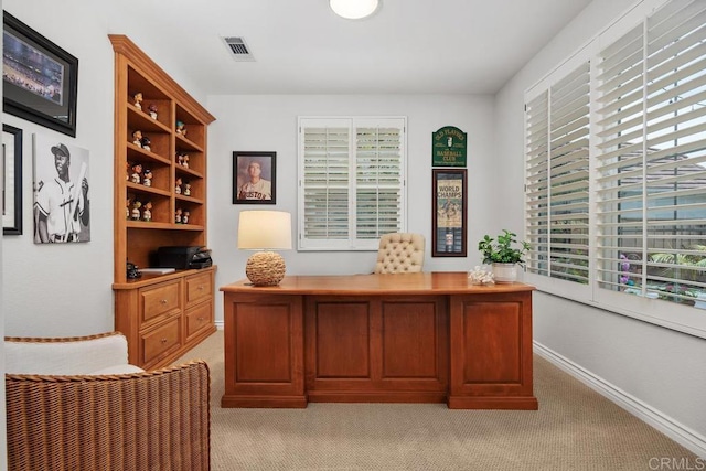 3239 Avenida La Cima, Carlsbad, CA 92009 - home office with light colored carpet and healthy amount of natural light