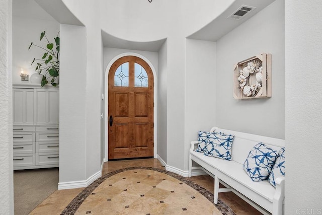 3239 Avenida La Cima, Carlsbad, CA 92009 - entryway with inlaid floor details and baseboards