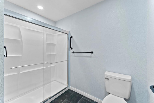 155 Countrywood Ln, Encinitas, CA 92024 - bathroom with tile patterned flooring and a stall shower