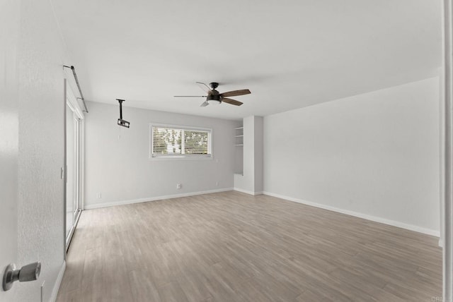 155 Countrywood Ln, Encinitas, CA 92024 - empty room featuring wood finished floors and ceiling fan