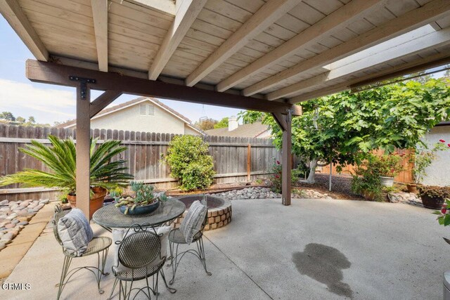 116 La Veta Dr, Camarillo, CA 93012 - fenced backyard featuring a patio
