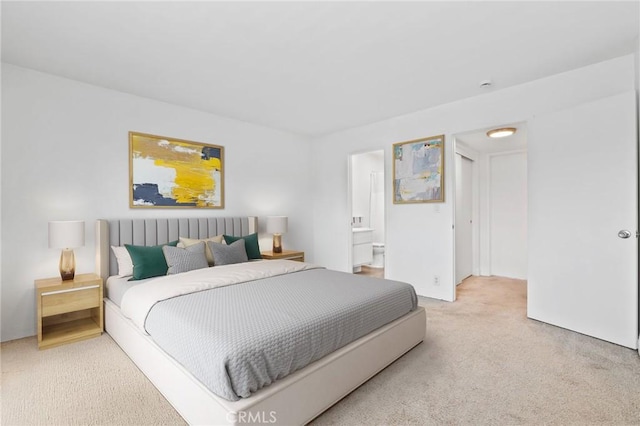 12698 Shearer Ln, Garden Grove, CA 92843 - bedroom with light carpet and ensuite bathroom