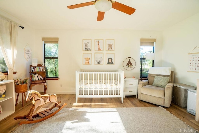 2278 Casitas Del Sol, Fallbrook, CA 92028 - bedroom with wood finished floors and ceiling fan