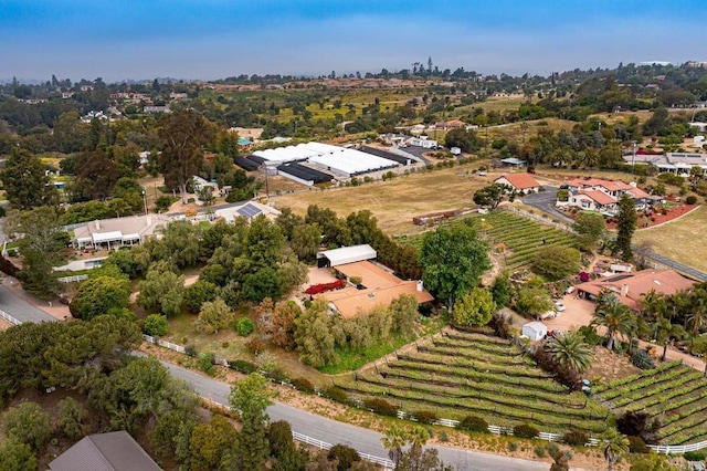 2278 Casitas Del Sol, Fallbrook, CA 92028 - overview of rural landscape with rows of crops