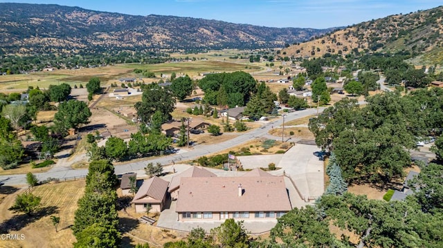 30100 Sunland Way, Tehachapi, CA 93561 - aerial overview of property's location with a mountainous background