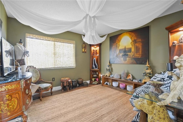 1943 Horseshoe Cir, Placentia, CA 92870 - living area featuring wood finished floors and baseboards