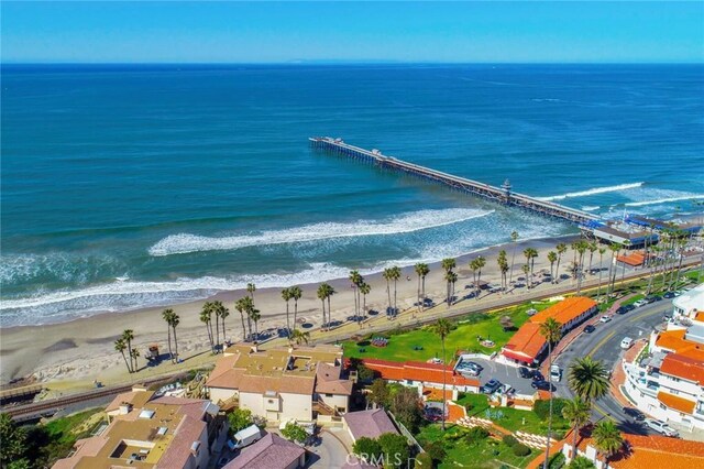 1413 Avenida De La Estrella, San Clemente, CA 92672 - view of property location featuring waterfront with a beach