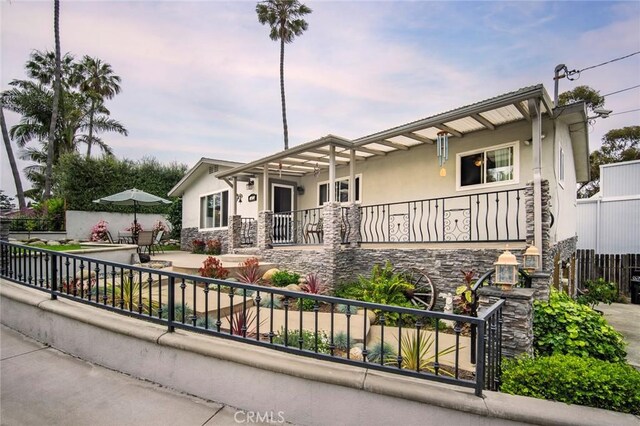 1413 Avenida De La Estrella, San Clemente, CA 92672 - view of front of house with stone siding and stucco siding