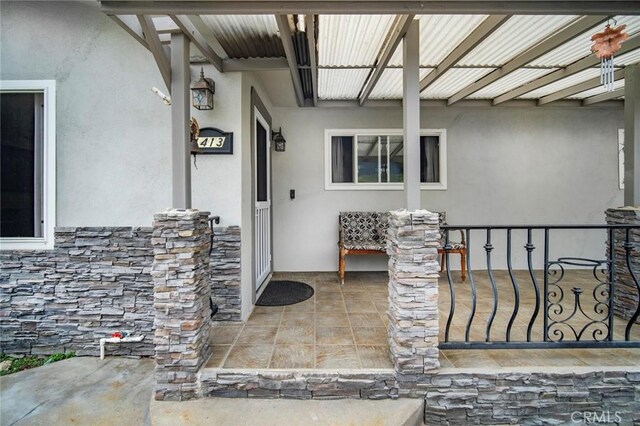 1413 Avenida De La Estrella, San Clemente, CA 92672 - doorway to property with stucco siding