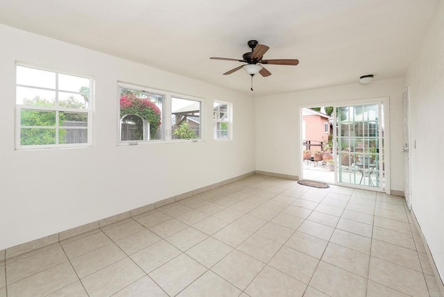 522 Garfield St, Oceanside, CA 92054 - spare room featuring ceiling fan and light tile patterned floors