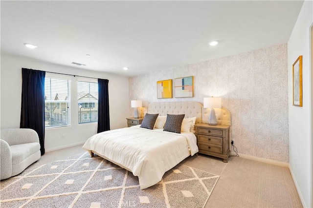 3957 E Huntington St, Ontario, CA 91761 - carpeted bedroom featuring recessed lighting