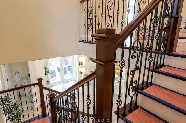 3264 E Holt Ave, West Covina, CA 91791 - stairway featuring healthy amount of natural light