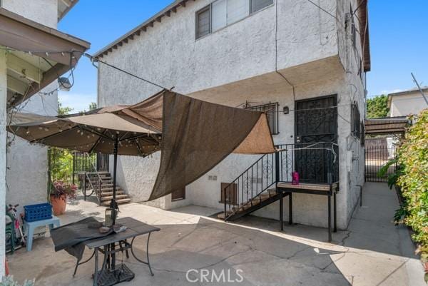 3014 E 3rd St, Los Angeles, CA 90033 - view of patio featuring stairs