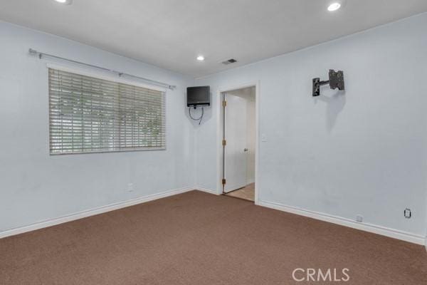 3014 E 3rd St, Los Angeles, CA 90033 - carpeted spare room with recessed lighting