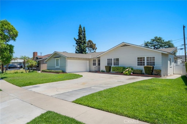 2458 W Marian Ave, Anaheim, CA 92804 - ranch-style house with an attached garage and concrete driveway