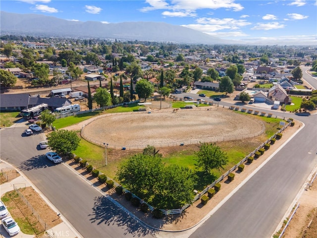 2041 Caballeros Rd, Norco, CA 92860 - aerial view of residential area featuring a mountainous background