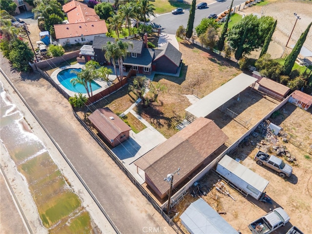 2041 Caballeros Rd, Norco, CA 92860 - bird's eye view of a pool area