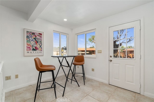 2041 Caballeros Rd, Norco, CA 92860 - dining room featuring recessed lighting and light tile patterned floors